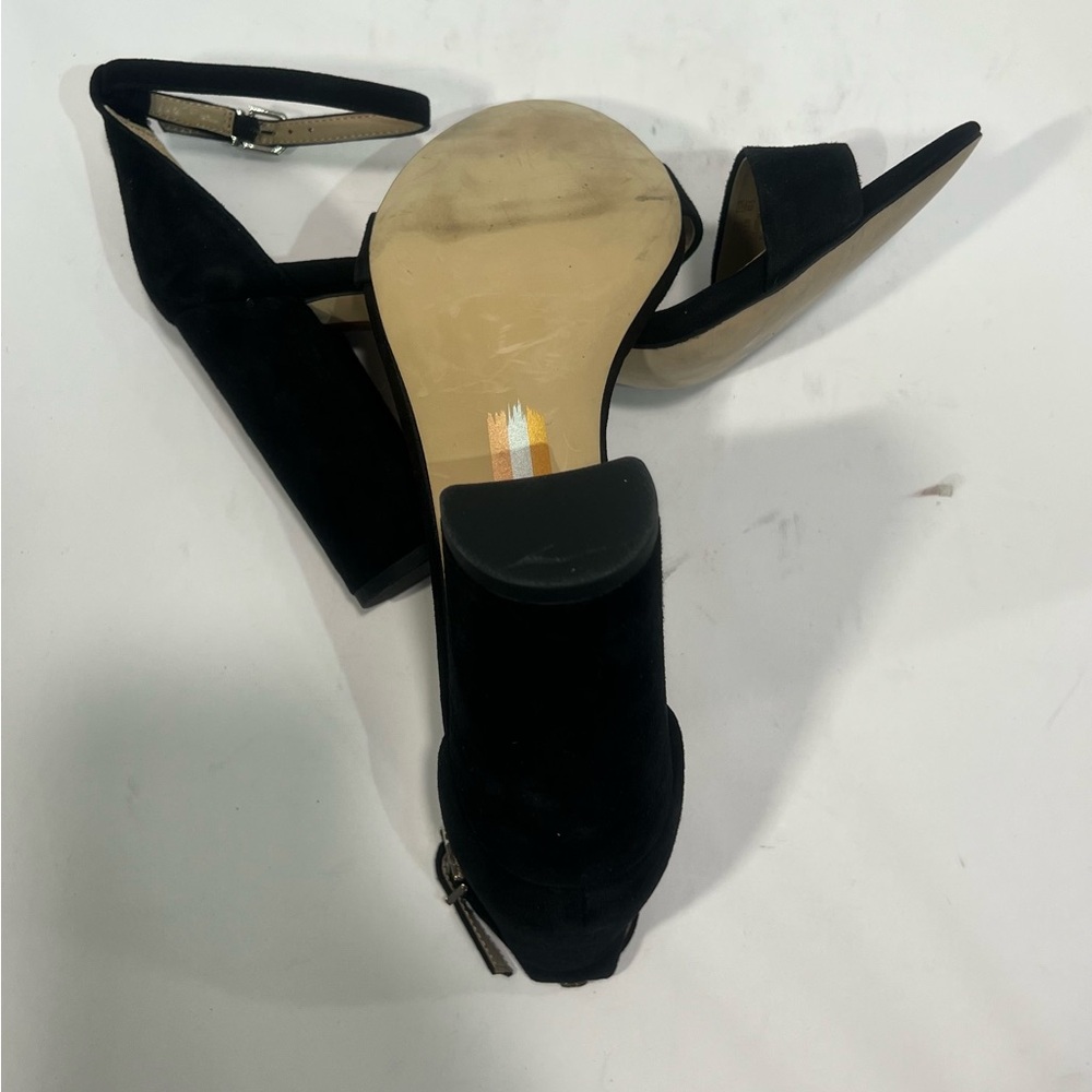Sam Edelman Black Block Heel Sandals - Picture 5 of 5